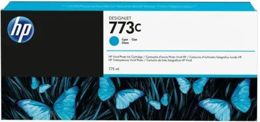 Hp Blekk Cyan 773c - Dj Z6600/z6800