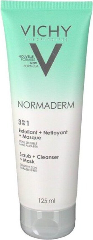 Normaderm 3-in-1 Rensekrem, 125 ml