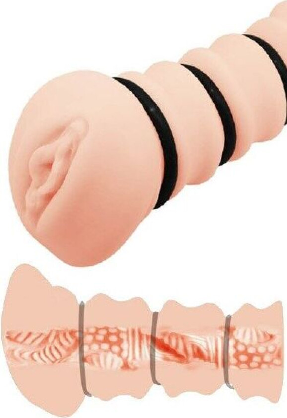 Masturbating Vagina Sleeve With Rings Løsvagina
