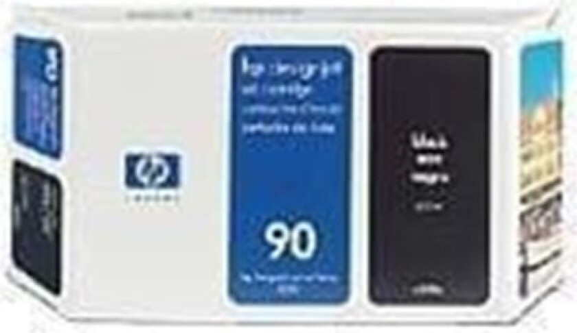 Hp Blekk Svart No.90 - Dj 4000 225 Ml