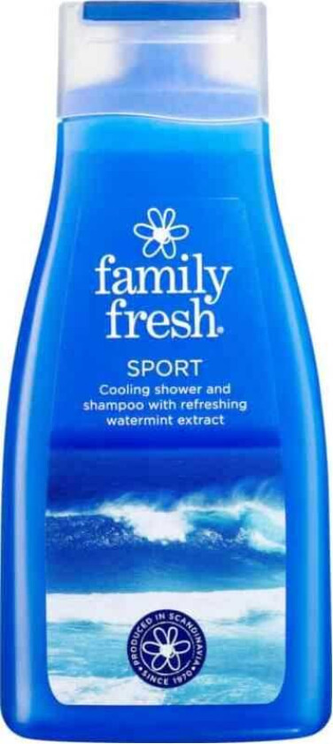 Sport Cooling Shower and Shampoo 500 ml