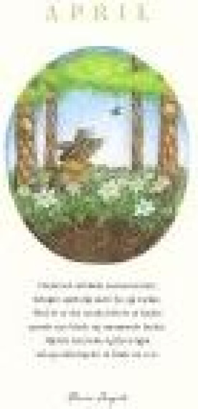 April – Året plakat   Elvira Fragola