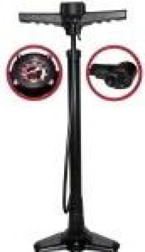 13022101 Stående pumpe Sort