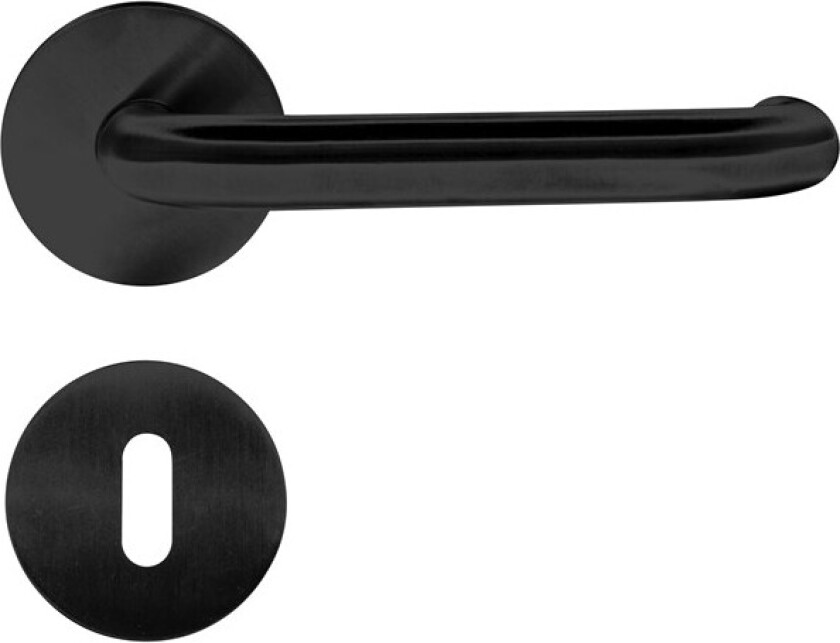 Bilde av Sort dørhåndtak fra Home>it® (innerdør)
