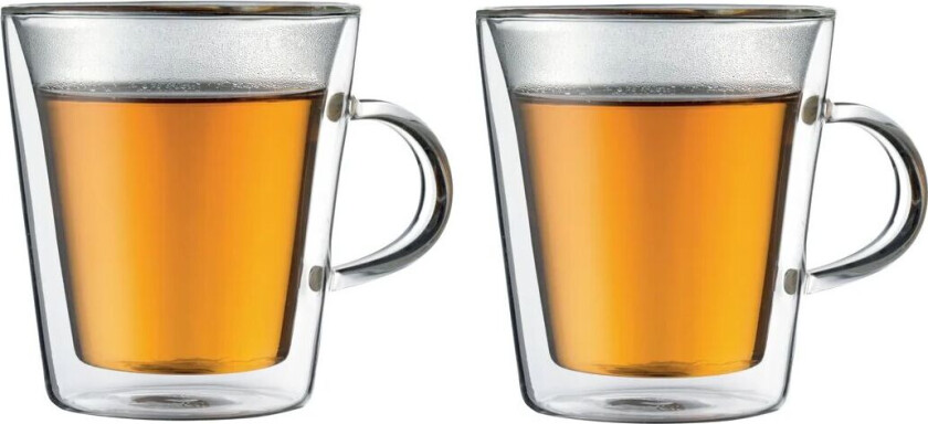 Bodum Canteen glass med med doble vegger 2 stk 0,2 l