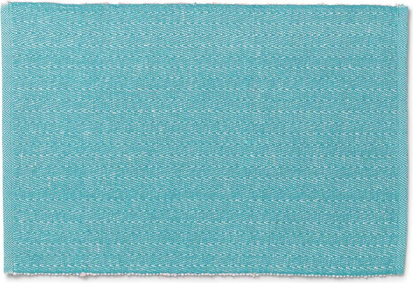 Herringbone bordbrikke 30x43 cm Turkis