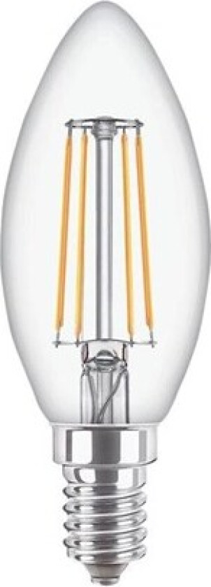 LED-lyspære CorePro Candle 4,3W/827 (40W) Clear E14