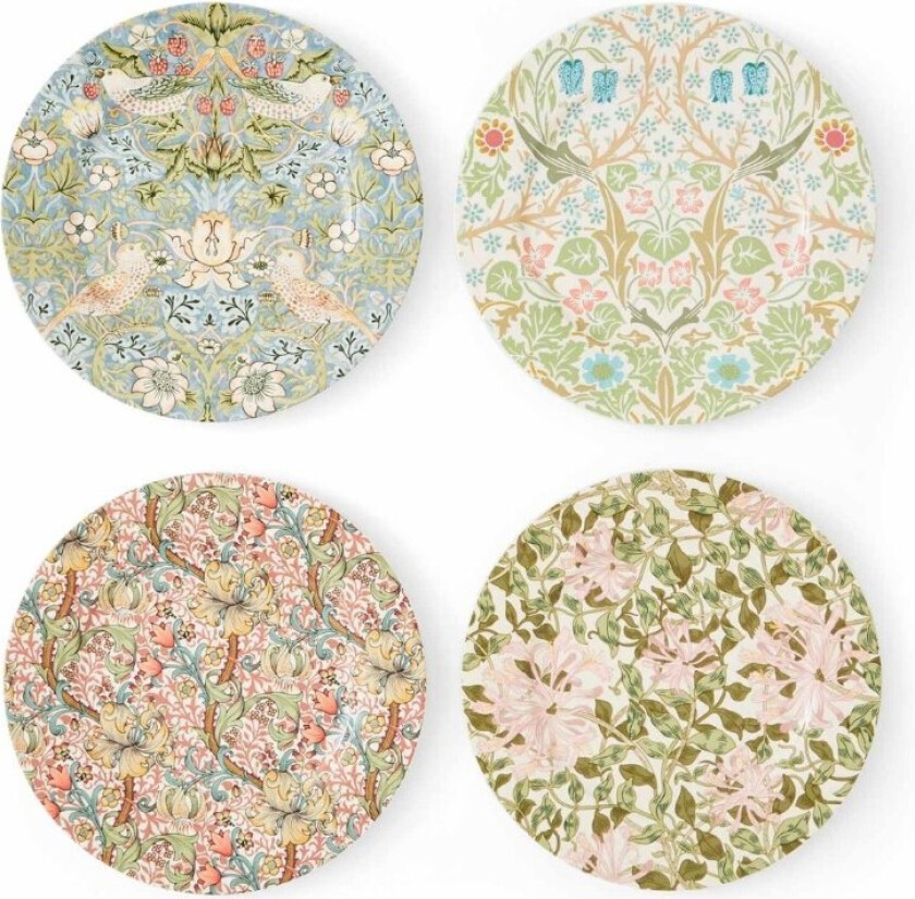 Bilde av Morris & Co. tallerken Ø 20 cm 4 deler Multi