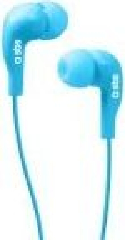TEINEARBL, Koblet med ledninger (ikke trådløs), 100 - 16000 Hz, Musikk, Hodesett, Blå
