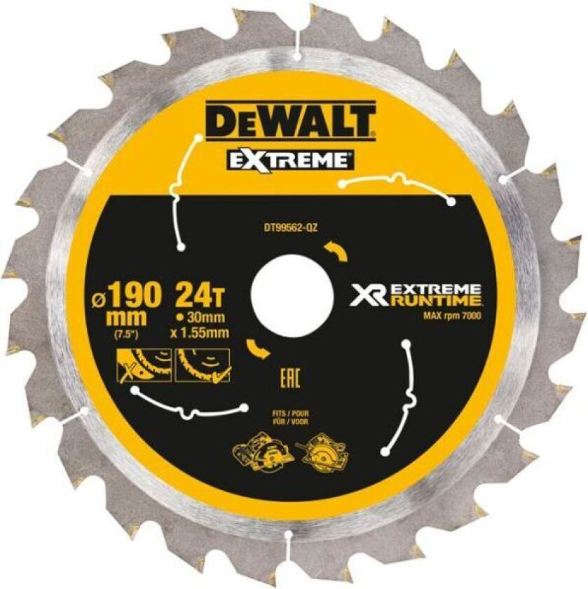 Bilde av Dewalt DT99562 Sagklinge 24T