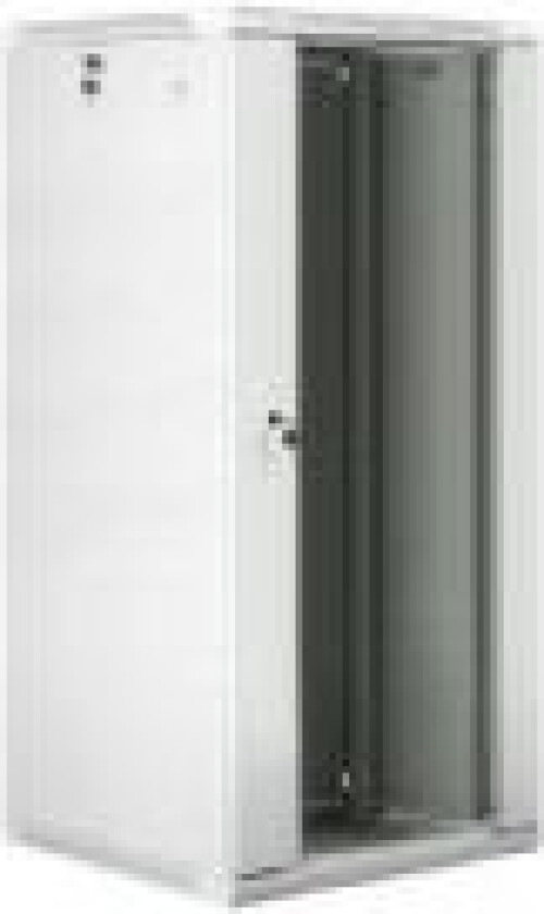 - Rack skap - veggmonterbar - grå, RAL 7035 - 27U - 19