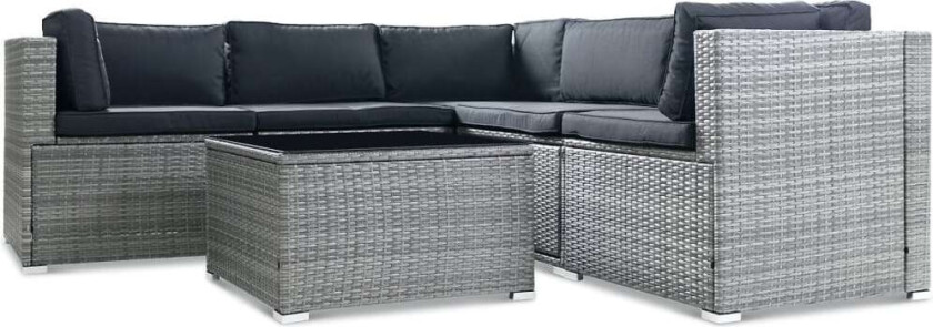 Lounge Set utemøbler Lyfco Olofsbo Smart lagring Kunstig rotting