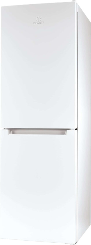 LI7 S2E W Refrigerator, E, Free-standing, Combi, Height 1.76 m, Net fridge 197 L, Net freezer 111 L, White INDESIT