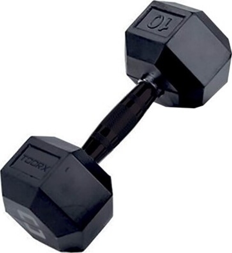 Hexagon Rubber Dumbbell 6 Kg.