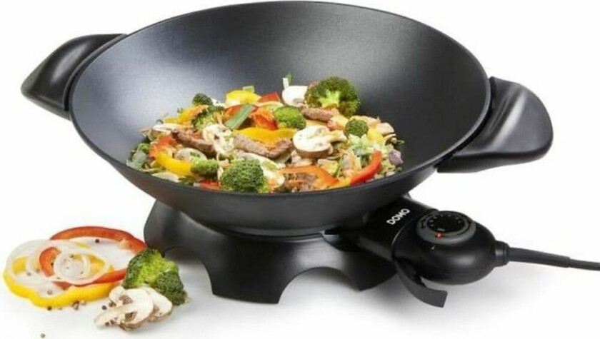 Wok DOMO DO-8708W 2000 W 5 L Sort