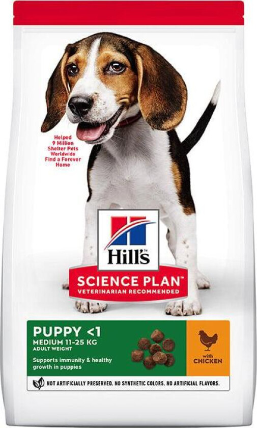 Hill's Science Plan Puppy Medium Chicken (2,5 kg)