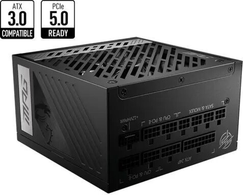 Msi Mpg A1000g Pcie5 1000w Power Supply 1,000w