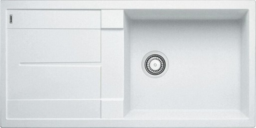 Metra XL 6S UX kjøkkenvask, 100x50 cm, hvit