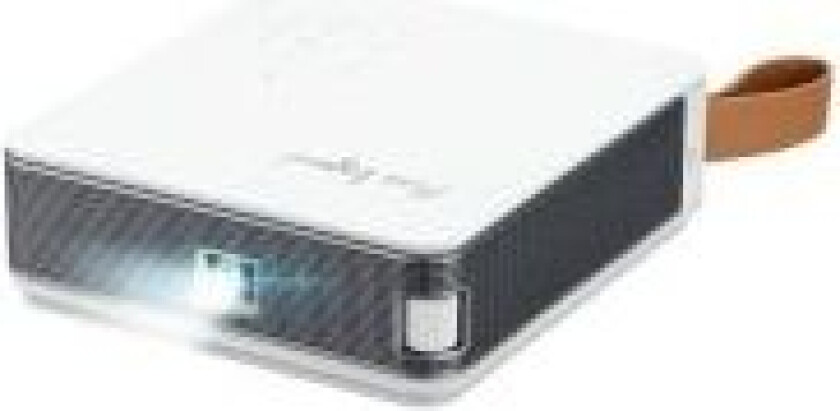AOpen PV11 Mini DLP-projektor 360 Lumens (FWVGA, 854x480, 16:9, HDMI, USB-A, 3D-kompatibel, høyttalere)
