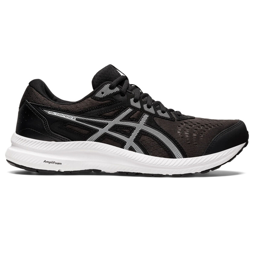Asics Gel-Contend 8, løpesko, herre BLACK/WHITE