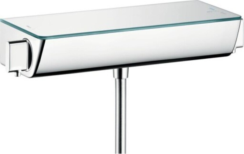 Ecostat Select dusjbatteri, krom/klar glass