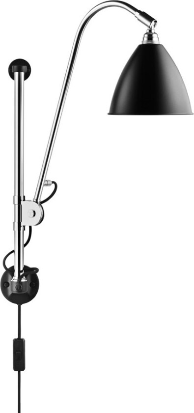 Bestlite BL5 vegglampe sort-krom