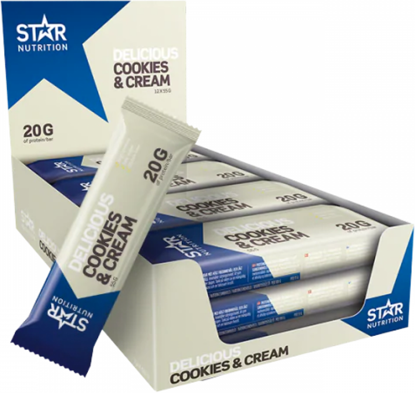 12 x Star Nutrition Protein Bar, 55g