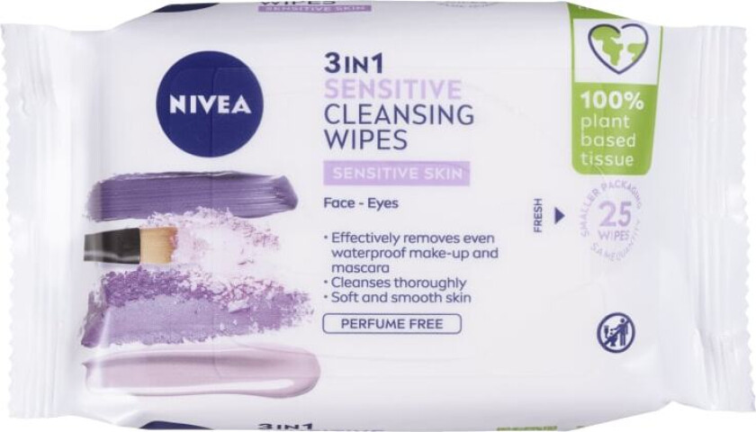 Nivea Cleansing Wipes Sensitive 25stk