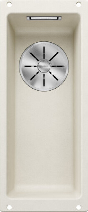 Subline 160-U UXI kjøkkenvask, 19x46 cm, hvit