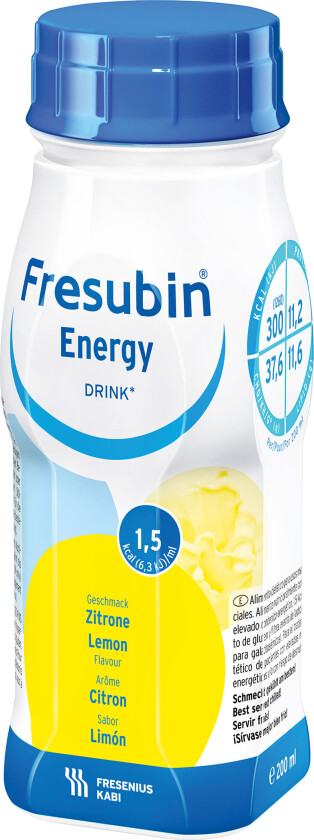 Energy Drink sitron, 4x200 ml