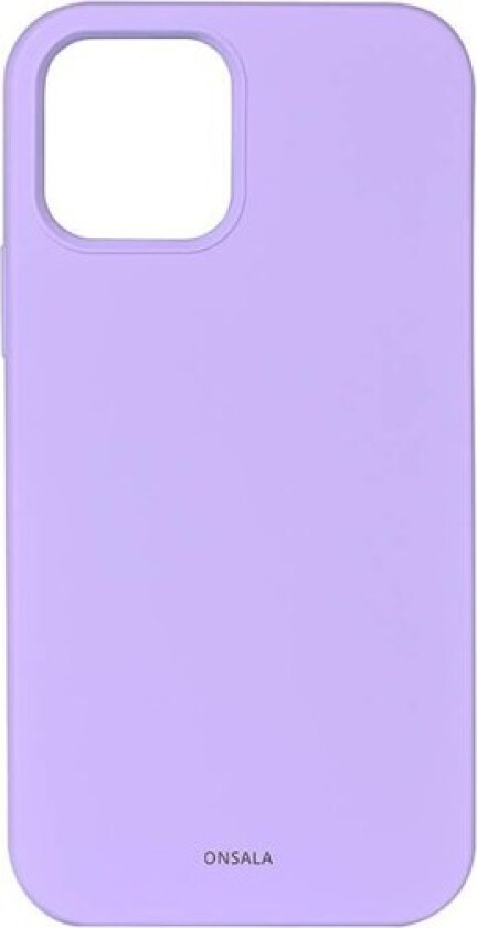 Phone Case Silicone Purple - iPhone 12/12 Pro