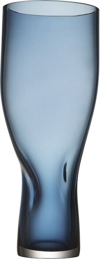 Squeeze vase 34 cm Blå