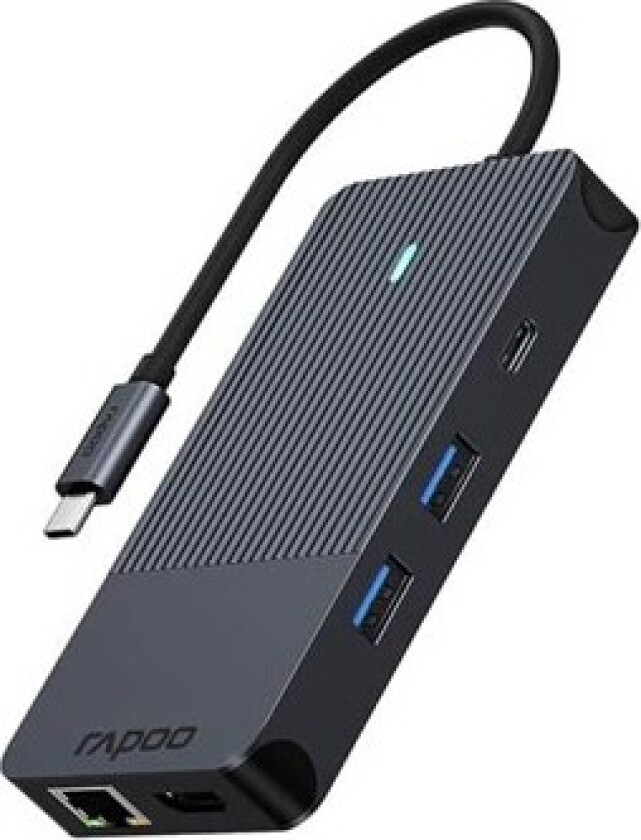 Bilde av Multiport USB-C UCM-2005 10-i-1 USB-C-Adapter USB-hub - 10 porter - Svart