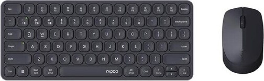 Keyboard/Mice Set 9010M Wireless Multi-Mode Black - Tastatur & Mussett - Svart