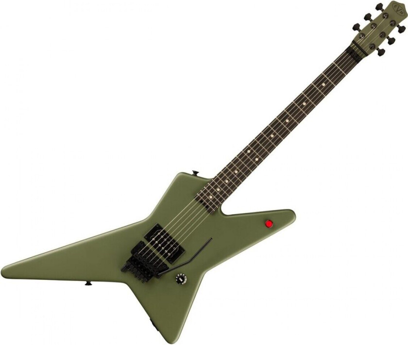 Evh Star Limited Edition Matte Army Drab, Ebony Fb