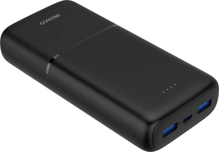 Hurtig Opladning 20.000 Mah Powerbank - Svart