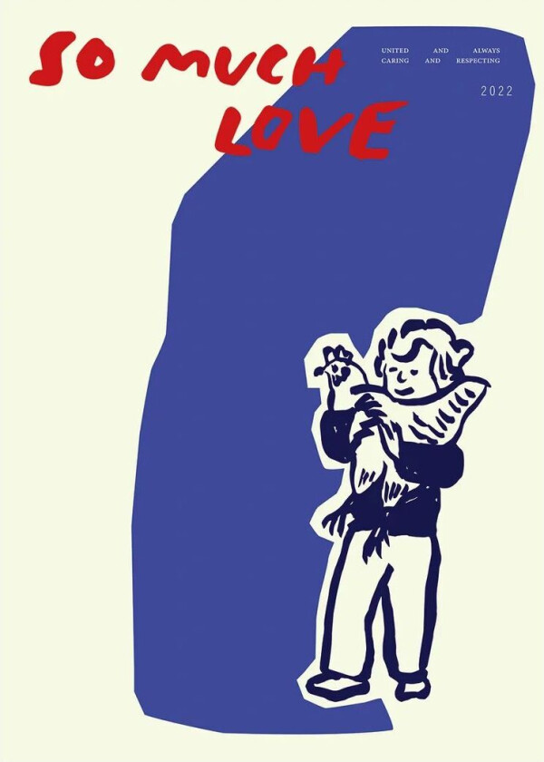 So Much Love Chicken plakat 30 x 40 cm