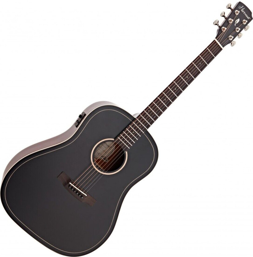 Artiste Dreadnought Electro Acoustic Guitar Black