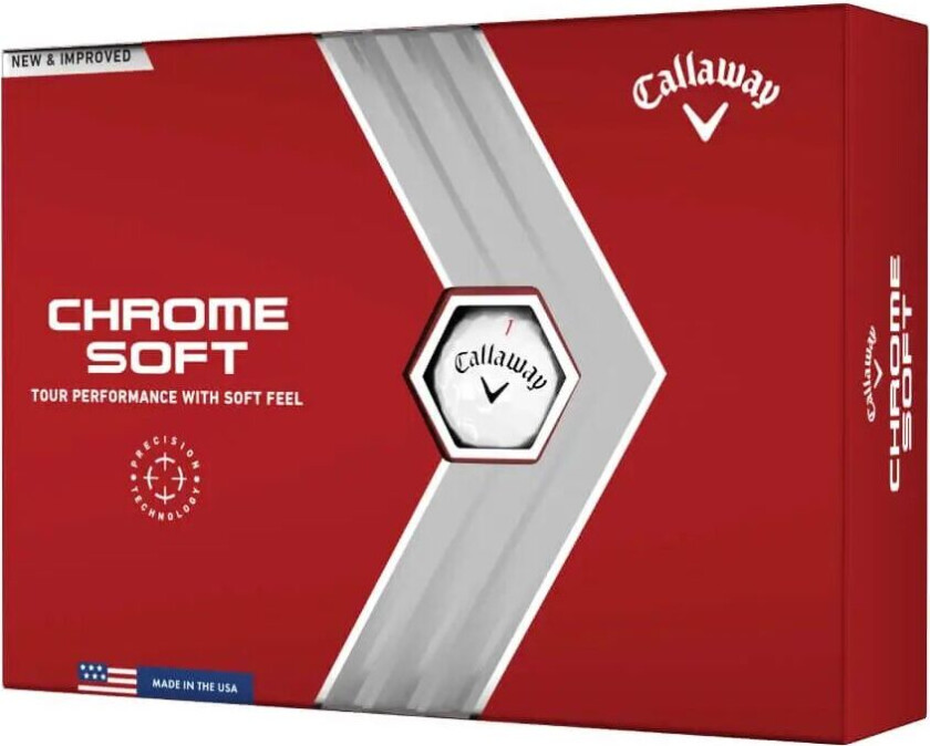 Chrome Soft - 22, golfball White