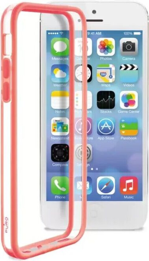 iPhone 5c Bumper Deksel Lakse-farget