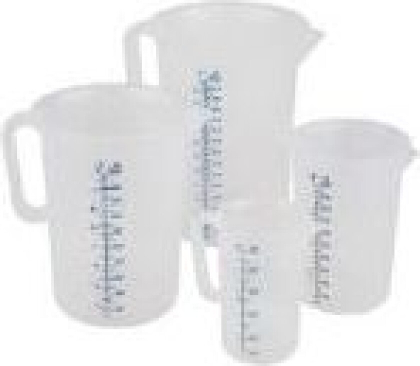 aps Målekande 5 liter med hank Ø205xH275 mm Polypropylen,1 stk