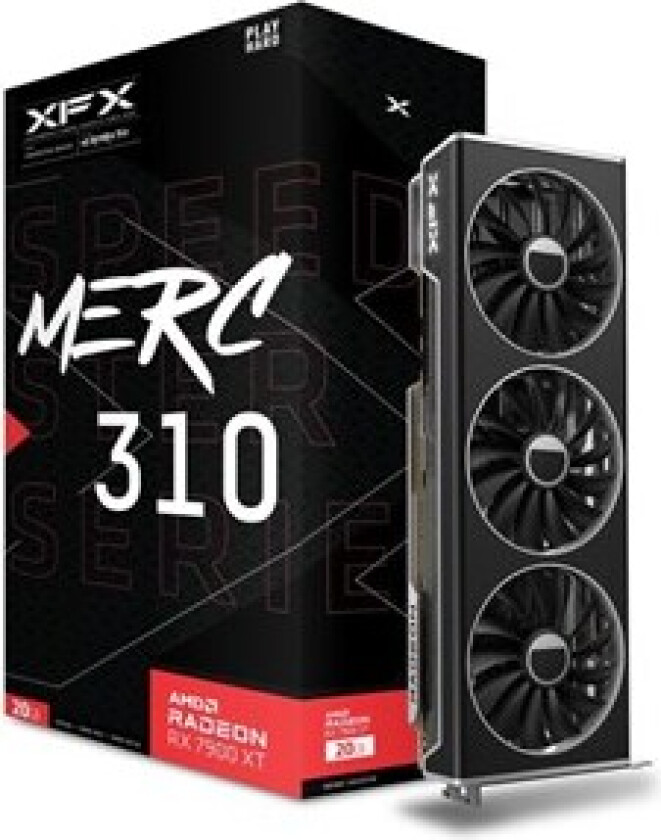 Radeon RX 7900 XT Speedster MERC 310 Black - 20 GB GDDR6 RAM - Grafikkort