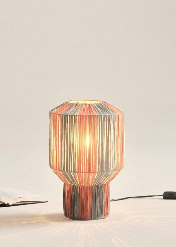 ALCON bordlampe Brændt orange/blå