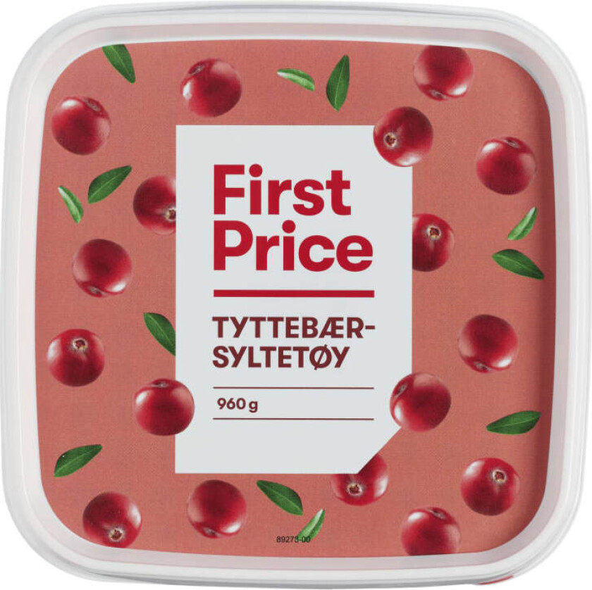 Tyttebærsyltetøy 960g