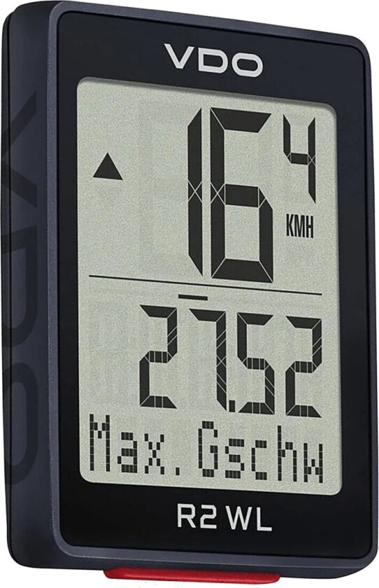 R2 WL, sykkelcomputer BLACK