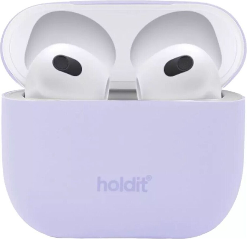 Holdit Nygård Silikone Deksel Til AirPods (3.gen) - Lavender