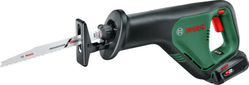 DIY Advanced Recip 18 Tigersag med batteri og lader