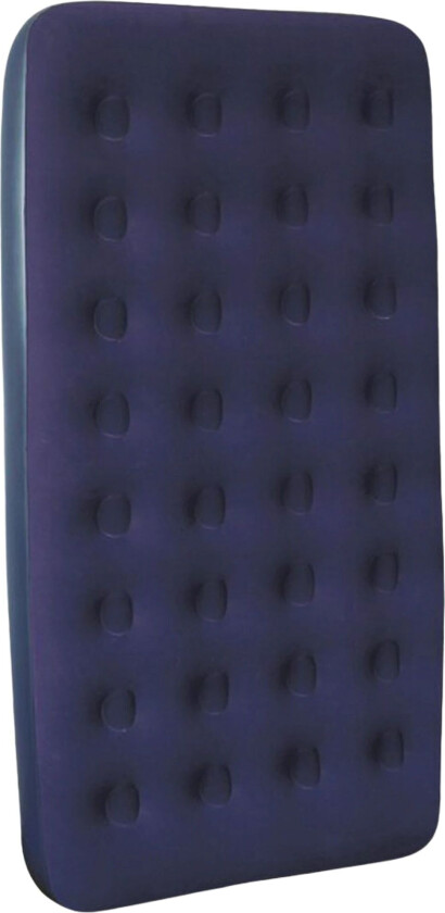 Single Size Flocked Coil Beam Air Bed, luftmadrass none