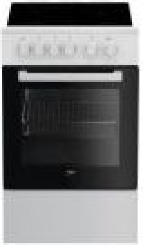 FSS57000GW - Komfyr - frittstående - bredde: 50 cm - dybde: 60 cm - høyde: 85 cm - med selvrens - hvit