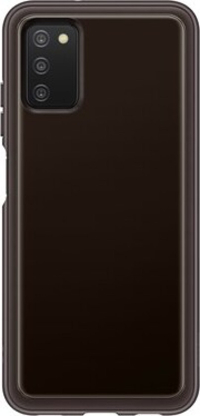 Original Galaxy A03s Soft Clear Bakdeksel (EF-QA038TBEGEU) - Svart